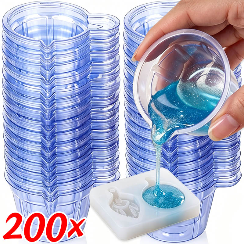 Mixing Cup Silicone - 40ml 60ml Disposable Cups Dispenser Silicone