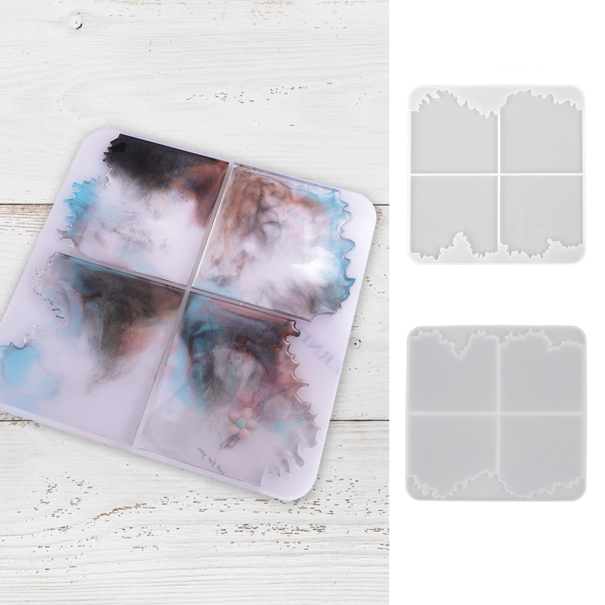 Silicone Resin Mold Ocean Wave - Resin Ocean Wave Mold ulasan dan harga