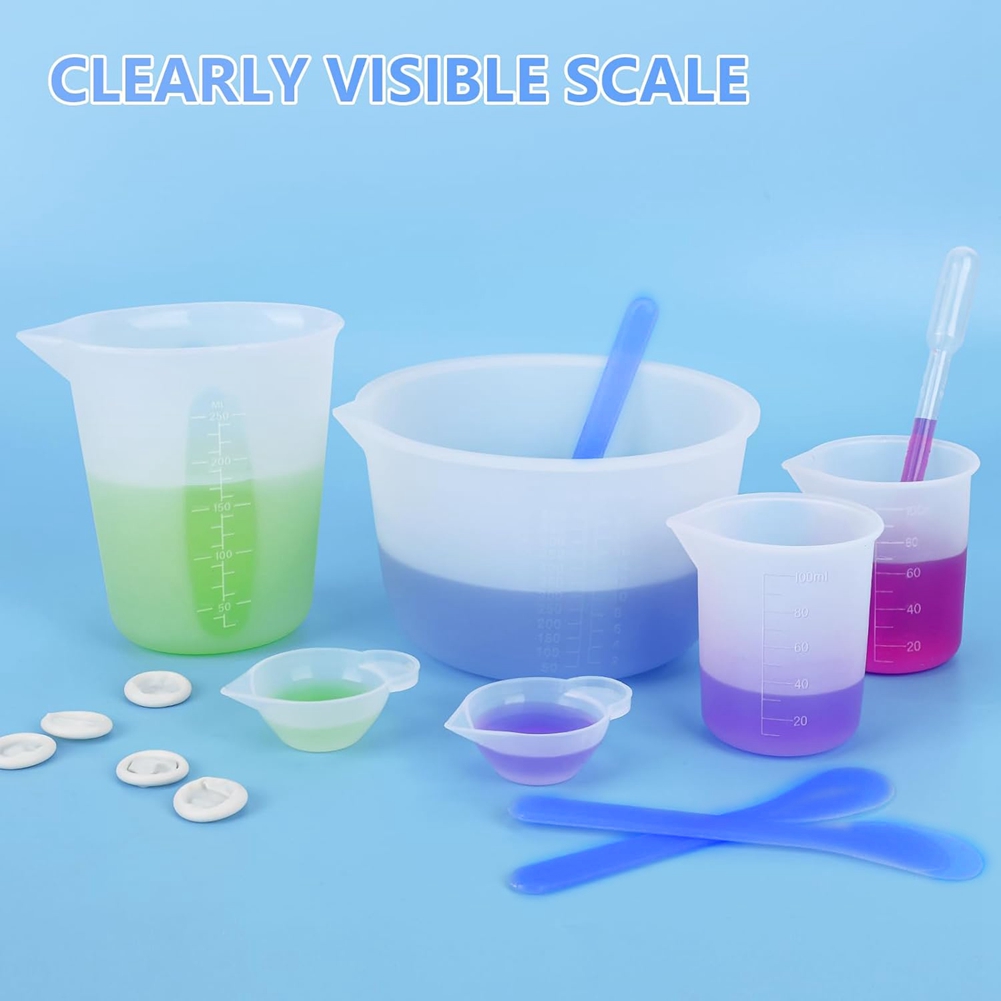 Silicone Measuring Cups For Re - Mixing Cup Silicone ulasan dan harga