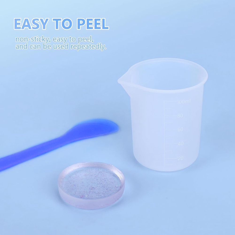 Silicone Measuring Cups For Re - Mixing Cup Silicone ulasan dan harga