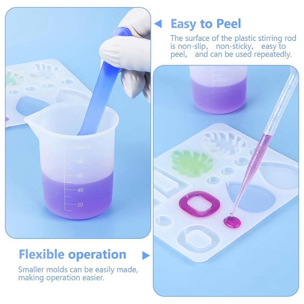 Silicone Measuring Cups For Re - Mixing Cup Silicone ulasan dan harga