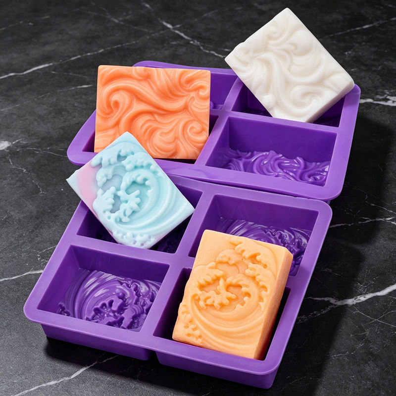 2PCS/4PCS 4-Cavity Ocean Wave  - Resin Ocean Wave Mold ulasan dan harga