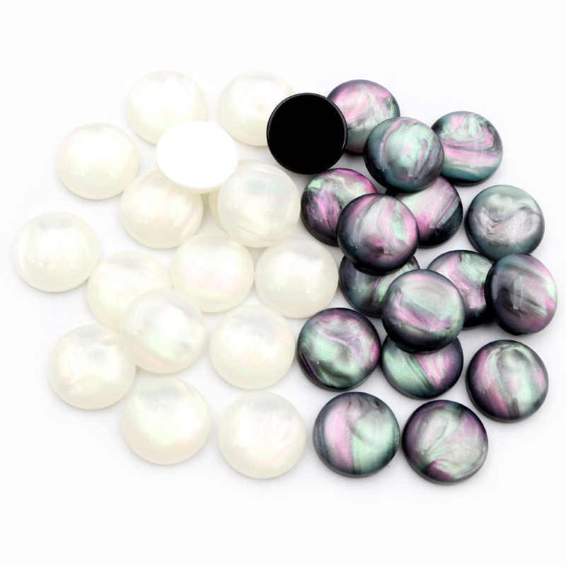 40pcs 8mm 10mm 12mm Round Resi - Resin Craft Projects ulasan dan harga