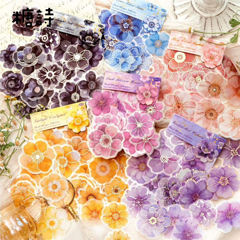 40 Sheets Vintage Gorgeous Flo - Gold Foil Flakes ulasan dan harga
