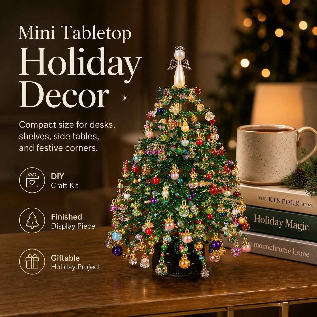 Multi‑Theme DIY Beaded Tree Cr - Resin Crafts Diy ulasan dan harga