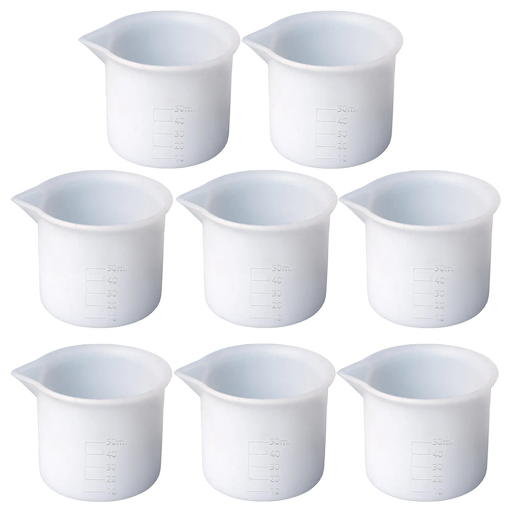 8Pcs Silicone Measuring Cups E - Mixing Cup Silicone ulasan dan harga