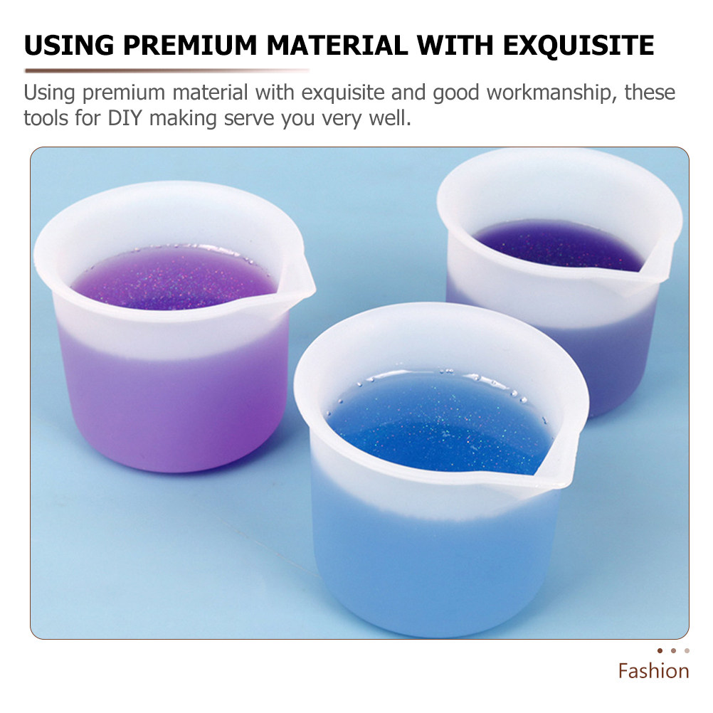 8Pcs Silicone Measuring Cups E - Mixing Cup Silicone ulasan dan harga