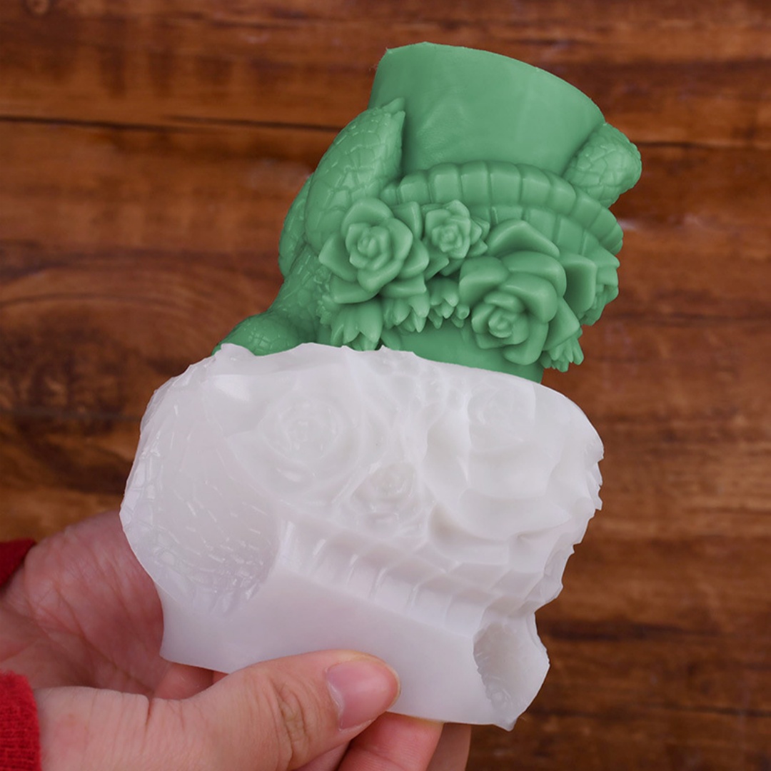 3D Rose Flower Shaped Candle S - Resin Craft Ideas ulasan dan harga