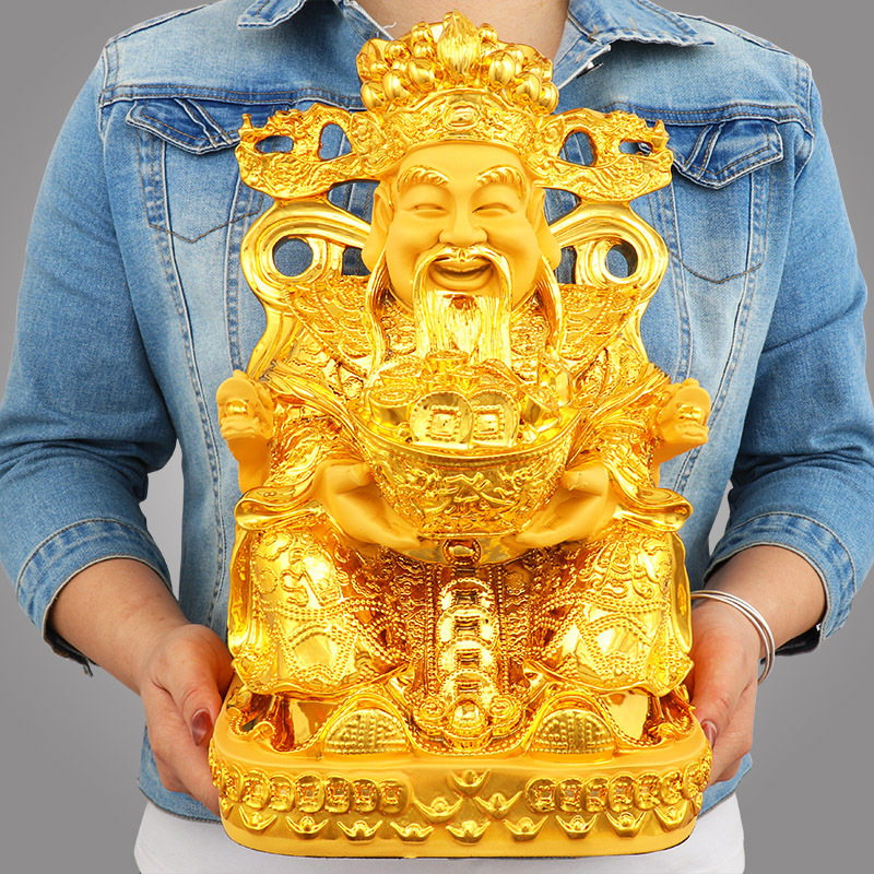 Feng Shui Gold God of Wealth L - Resin Crafts ulasan dan harga