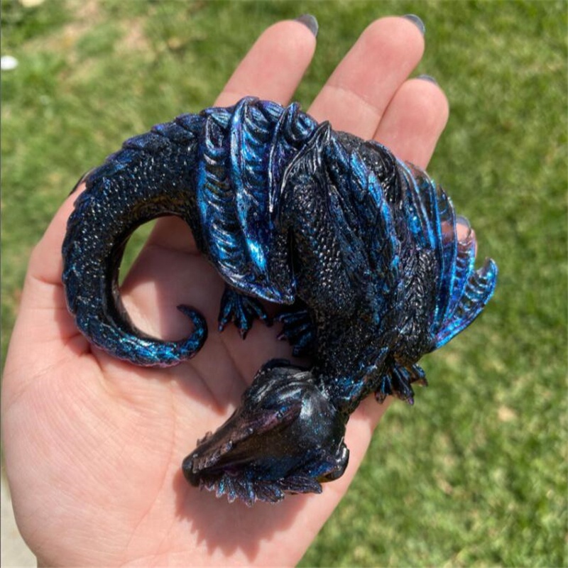 3 Styles Mirror Sleepy Dragon  - Resin Craft Supplies ulasan dan harga