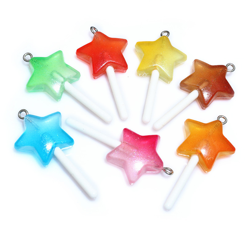 10pcs Resin Pendants Shiny Rou - Resin Craft Projects ulasan dan harga
