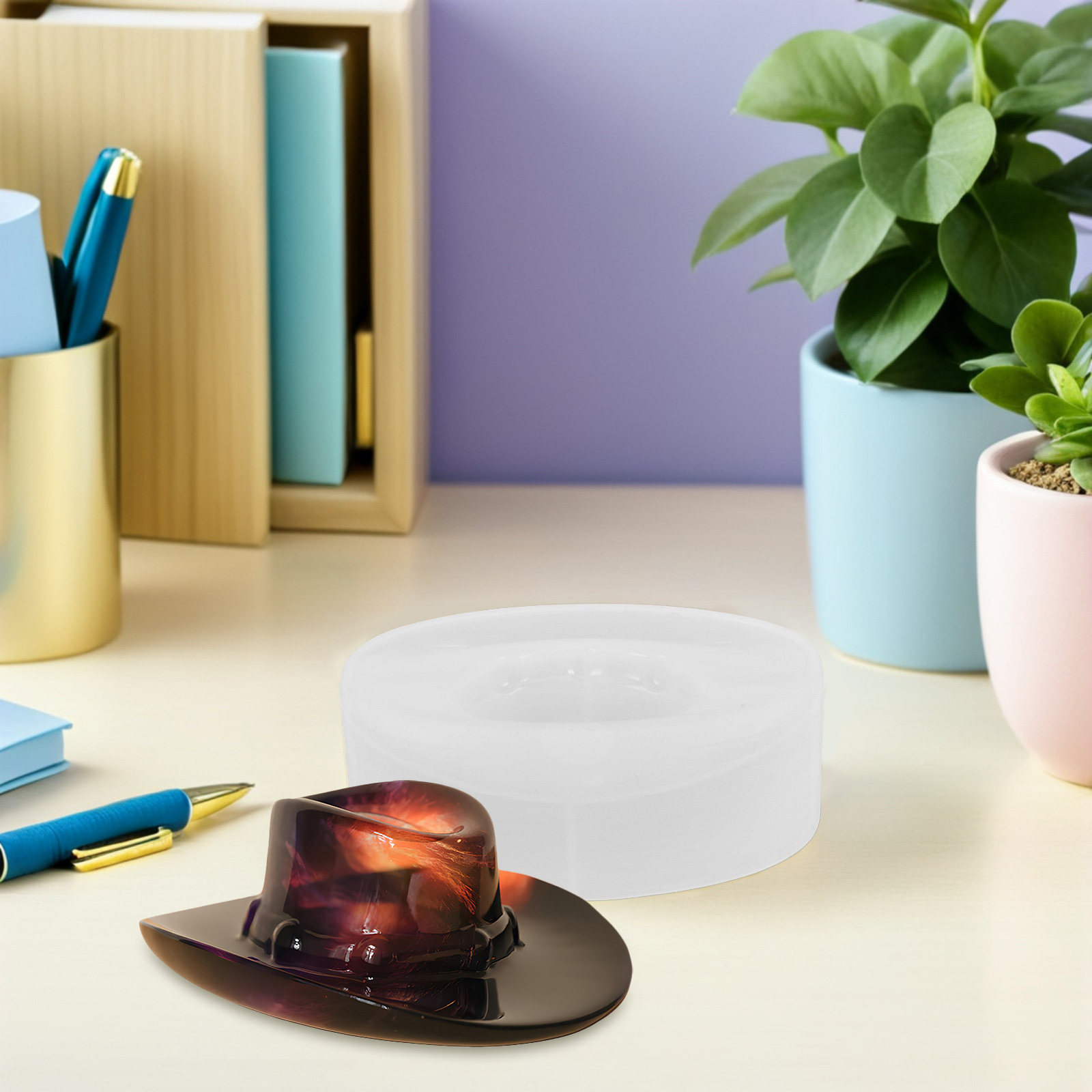 Hat Chocolate Candy Mold Cowbo - Silicone Mold Tray ulasan dan harga
