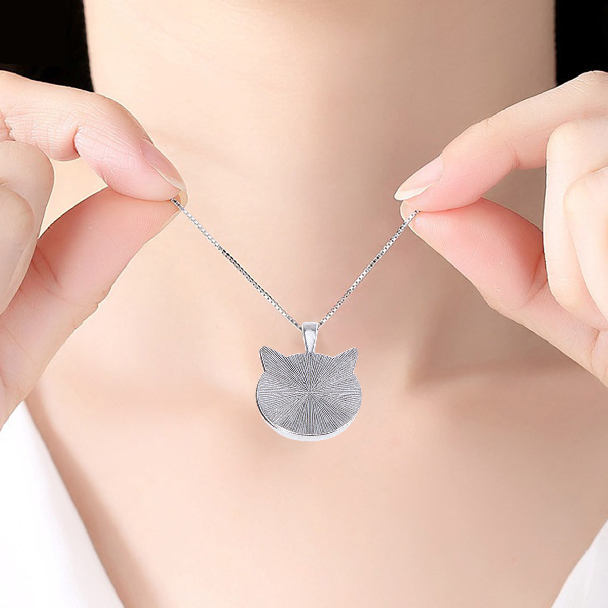 10Pcs Cat Ear Bezel Pendant Tr - Resin Crafts Diy ulasan dan harga