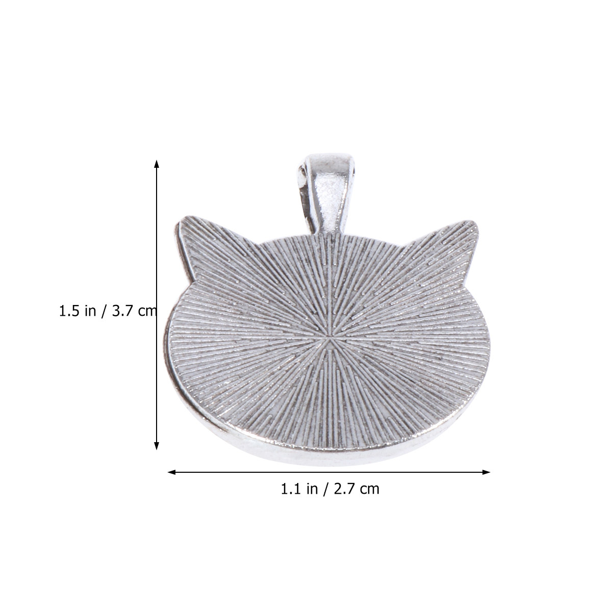 10Pcs Cat Ear Bezel Pendant Tr - Resin Crafts Diy ulasan dan harga