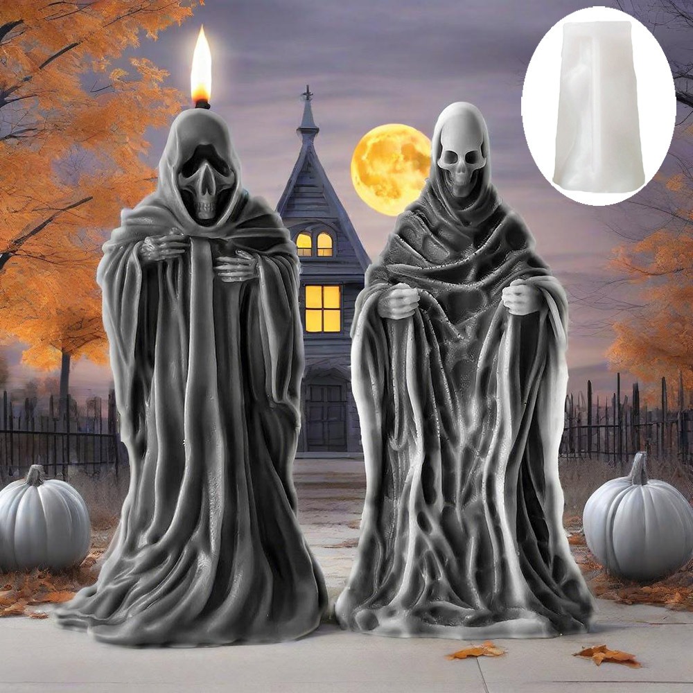 3D Skeleton Scent Candle Silic - Resin Craft Ideas ulasan dan harga