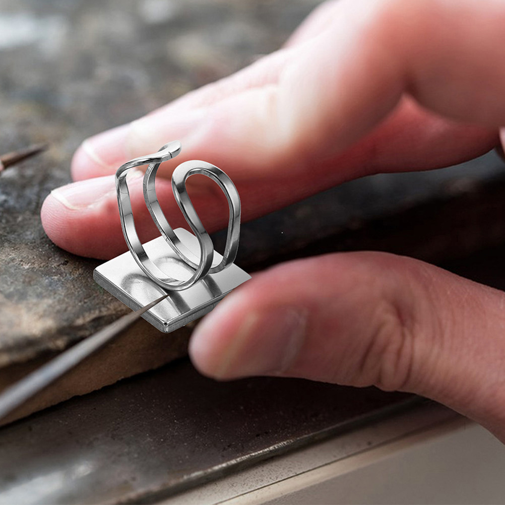 4Pcs DIY Stainless Steel Ring  - Resin Crafts Diy ulasan dan harga