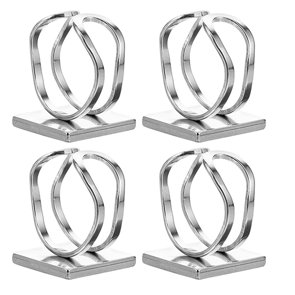 4Pcs DIY Stainless Steel Ring  - Resin Crafts Diy ulasan dan harga
