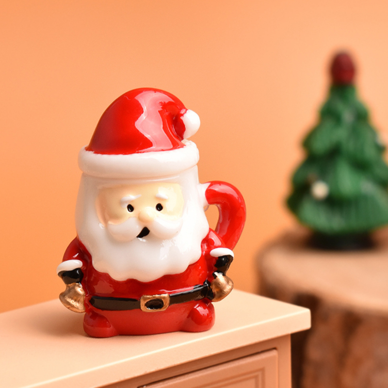 Mini Santa Teacup Ornament - R - Resin Craft Supplies ulasan dan harga