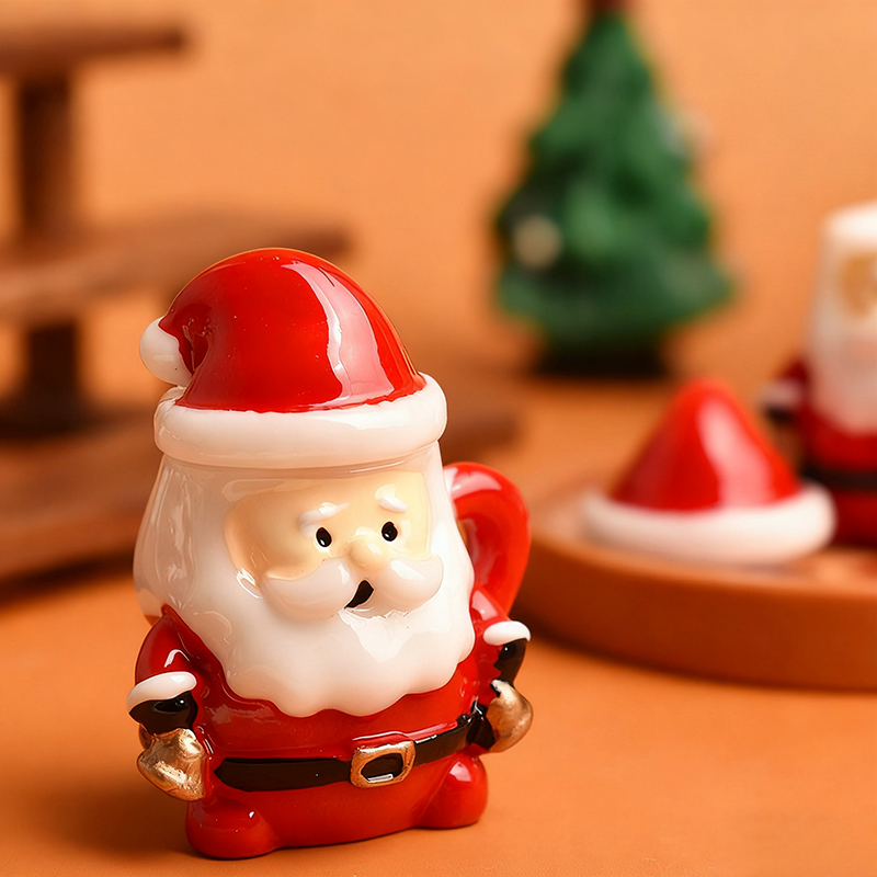 Mini Santa Teacup Ornament - R - Resin Craft Supplies ulasan dan harga