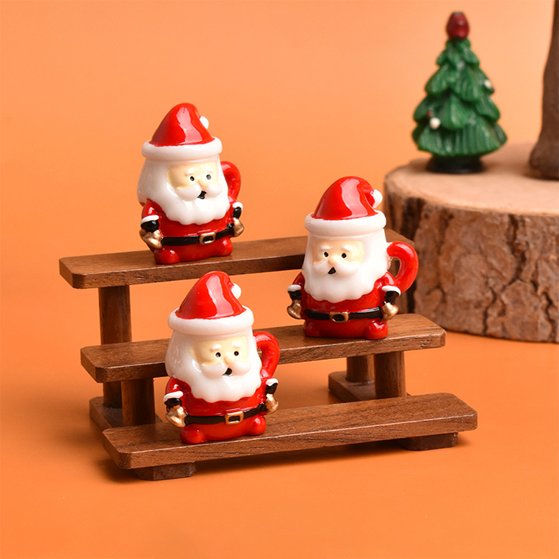 Mini Santa Teacup Ornament - R - Resin Craft Supplies ulasan dan harga