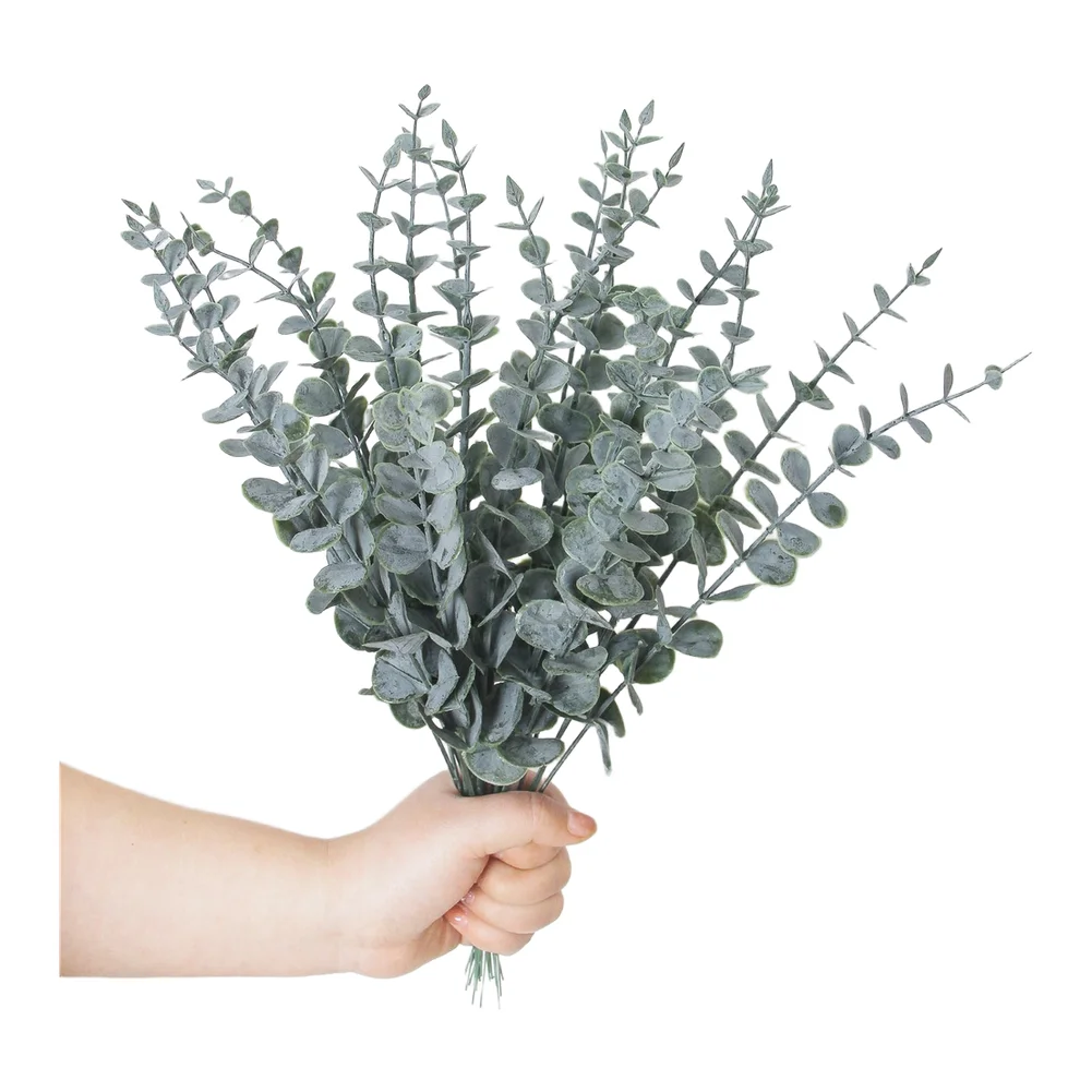 Artificial Eucalyptus Leaf Bou - Terrarium Moss Art ulasan dan harga