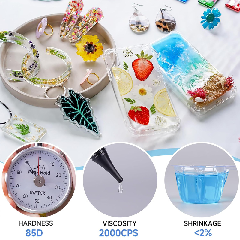 Upgraded UV Resin Hard Starter - Resin Jewelry Kit ulasan dan harga