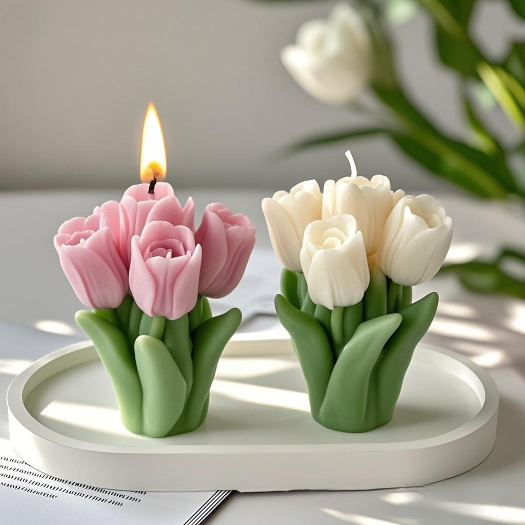 3D Tulip Bouquet Silicone Cand - Resin Craft Ideas ulasan dan harga