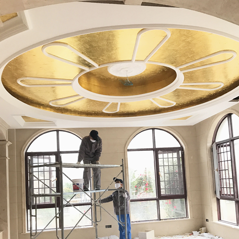 Imitation Gold Leaf Foil Sheet - Gold Foil Flakes ulasan dan harga