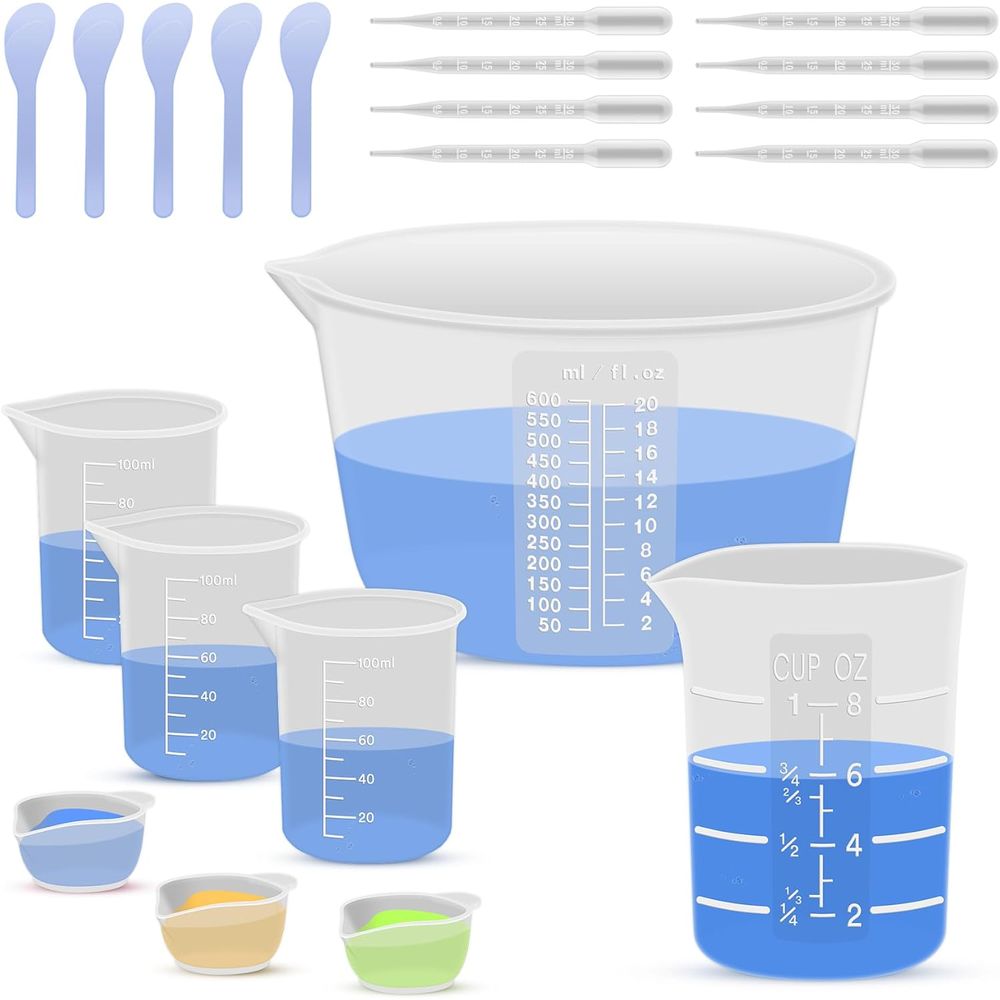 Silicone Resin Mixing Measurin - Mixing Cup Silicone ulasan dan harga