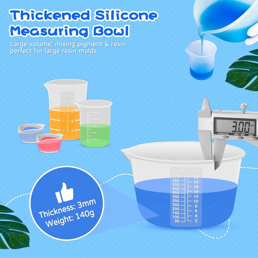 Silicone Resin Mixing Measurin - Mixing Cup Silicone ulasan dan harga