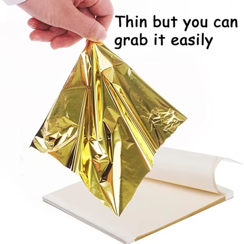 100pcs Imitation Gold Sliver C - Gold Foil Flakes ulasan dan harga