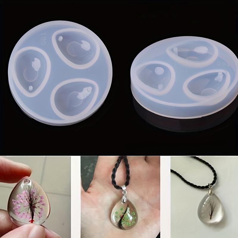 1/2Pcs Crystal Dropper Necklac - Resin Jewelry Kit ulasan dan harga