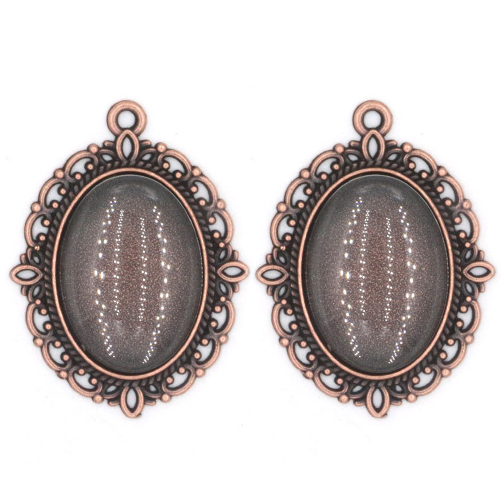 50Pcs Gemstone Pendant Vintage - Resin Crafts Diy ulasan dan harga