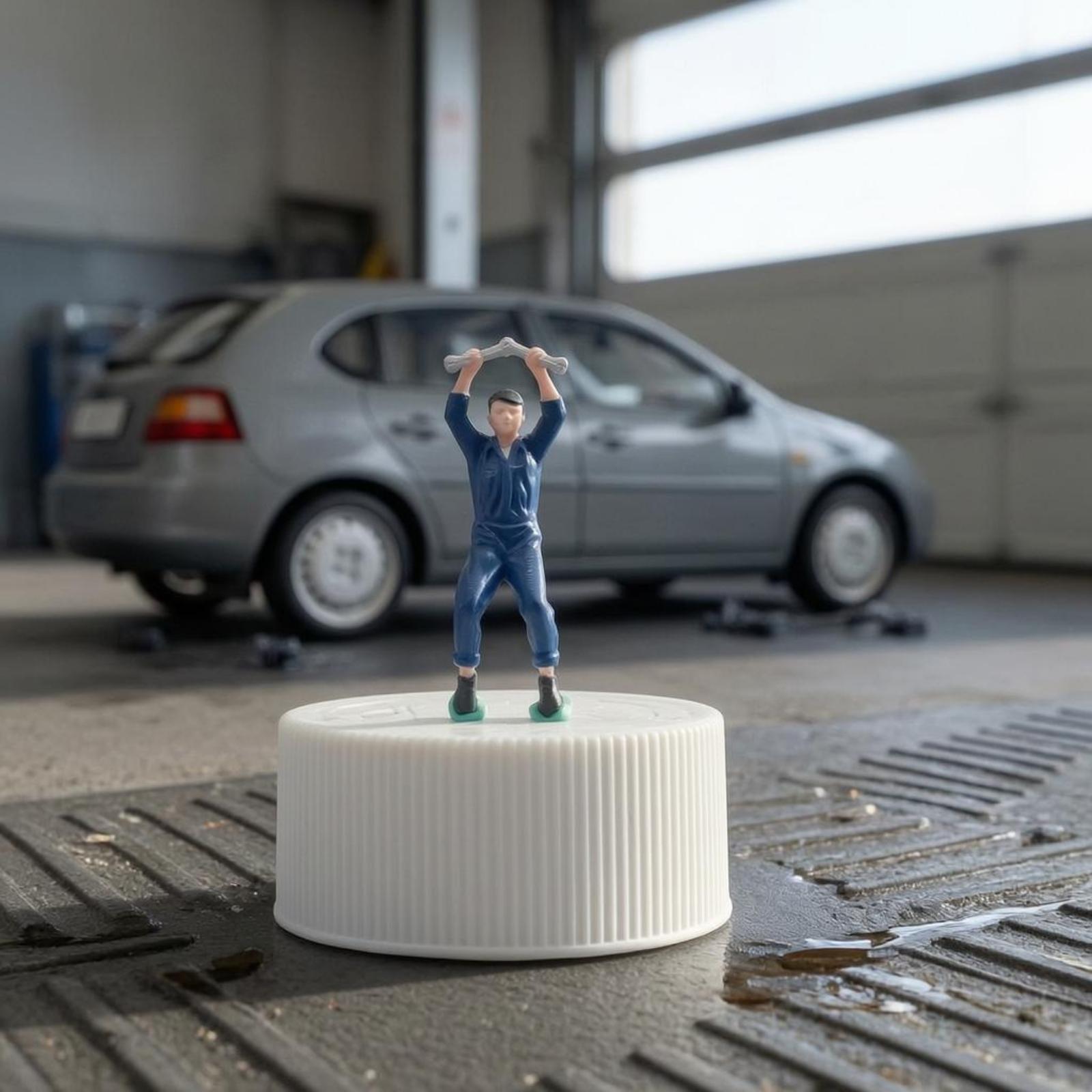 Standing Garage Mechanic Figur - Resin Craft Workshop ulasan dan harga