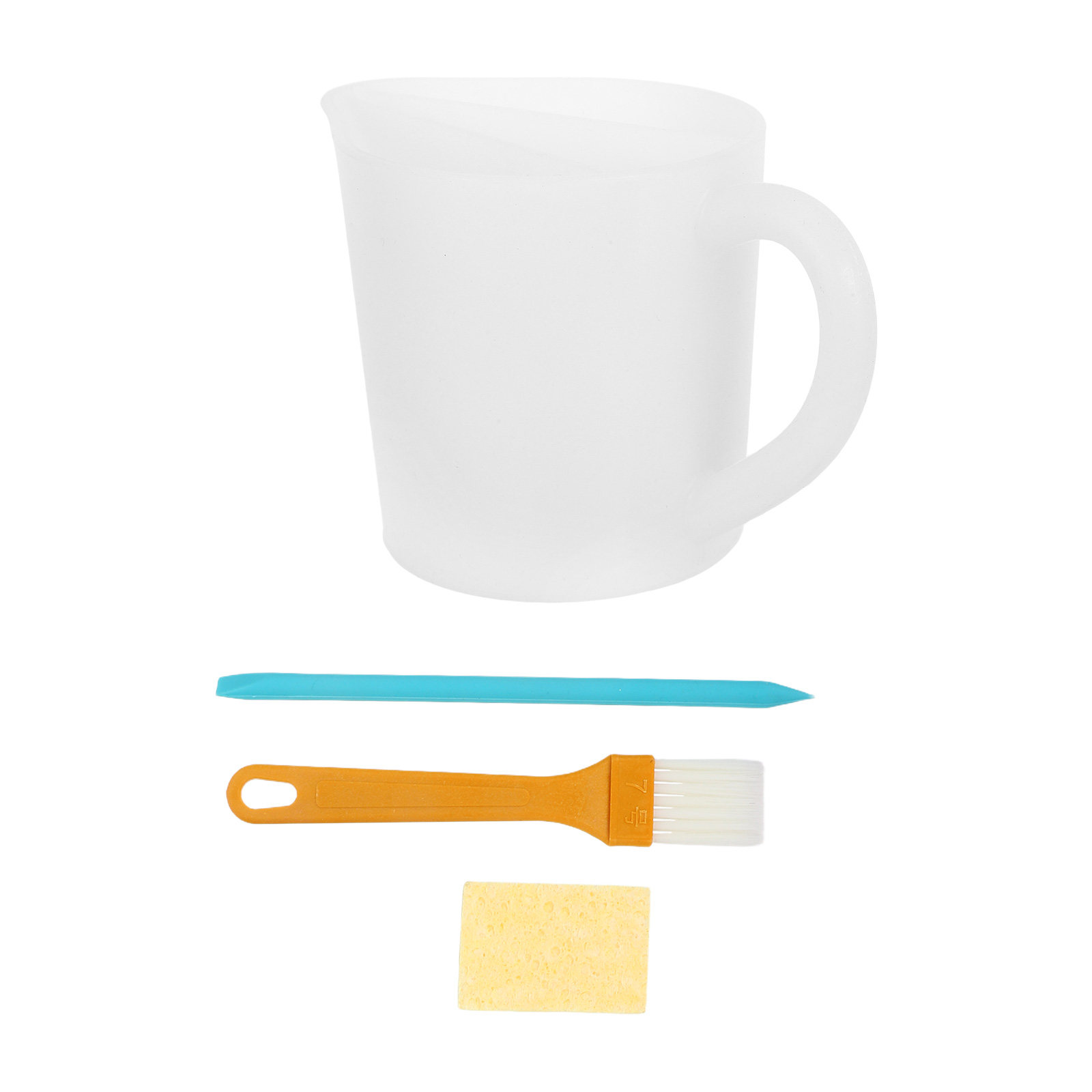 1Set Split Paint Pouring Cup 5 - Mixing Cup Silicone ulasan dan harga