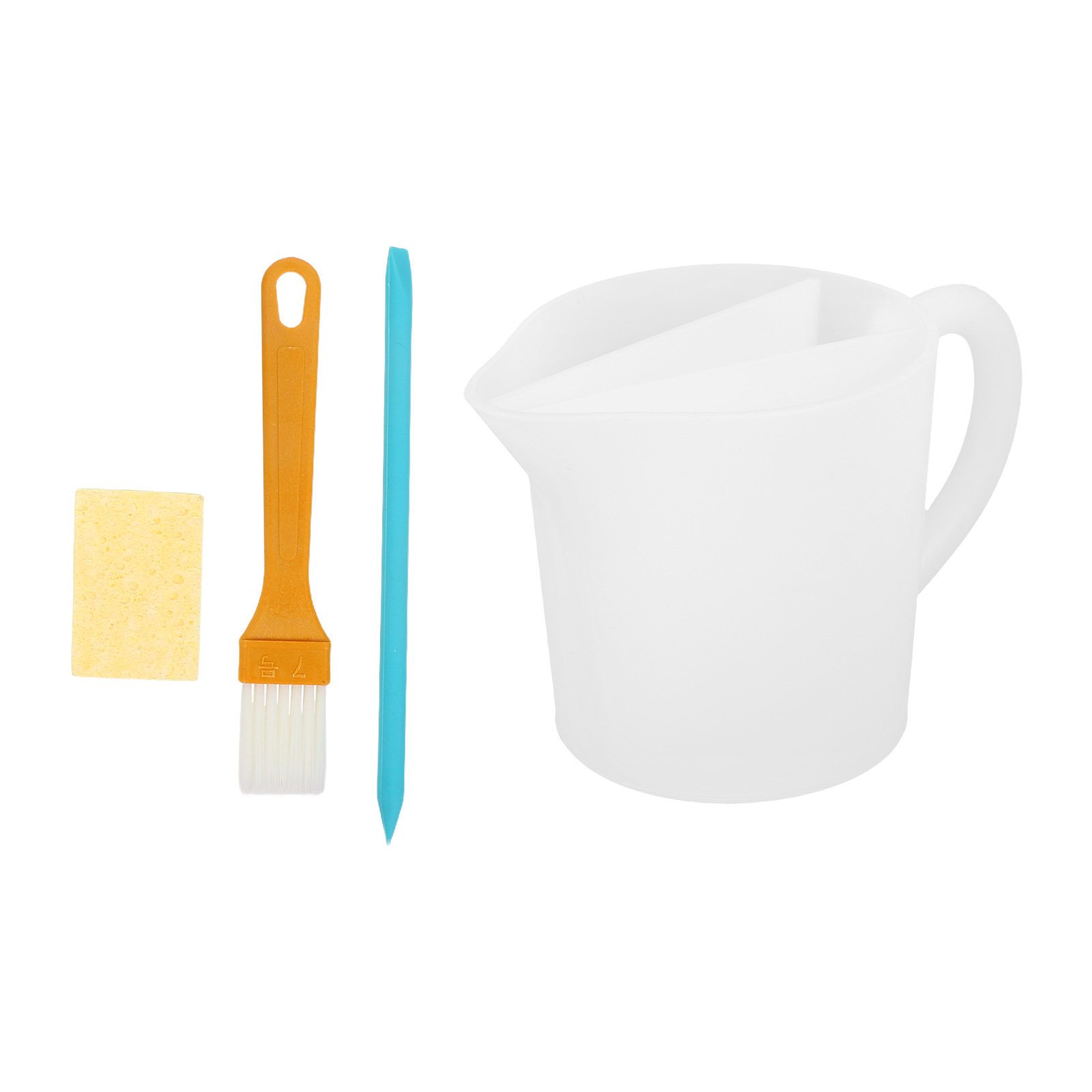 1Set Split Paint Pouring Cup 5 - Mixing Cup Silicone ulasan dan harga