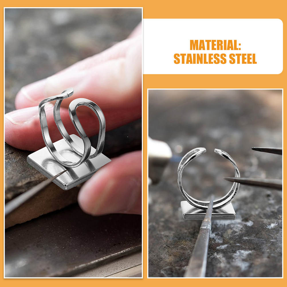 4Pcs Stainless Steel Ring Base - Resin Crafts Diy ulasan dan harga