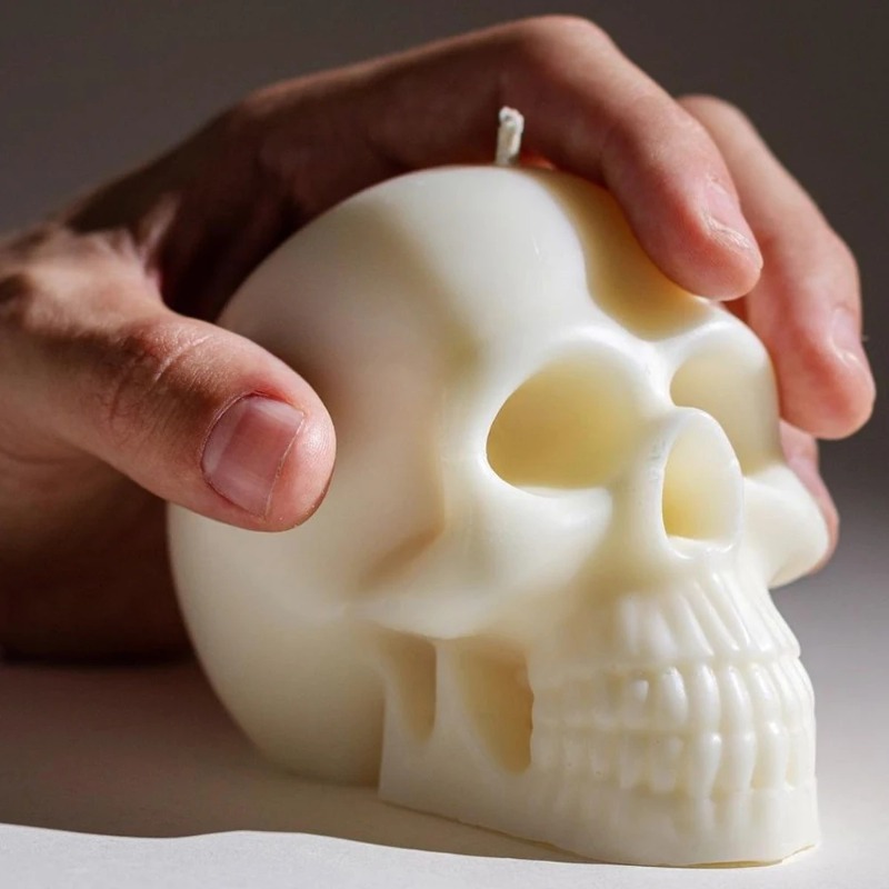 3D Skull Silicone Candle Molds - Resin Craft Ideas ulasan dan harga
