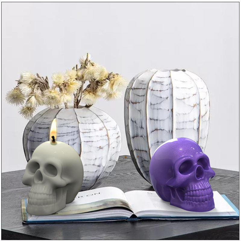 3D Skull Silicone Candle Molds - Resin Craft Ideas ulasan dan harga